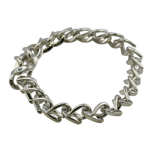 TIFFANY&Co. bracelet Silver925 Silver 925 40.5g Forge Medium Link Women Used Authentic