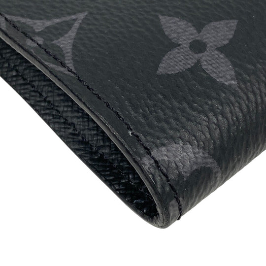 LOUIS VUITTON Briefcase GI0273 leather black Documents case Monogram Eclipse Portodocument Frank GM mens Used Authentic