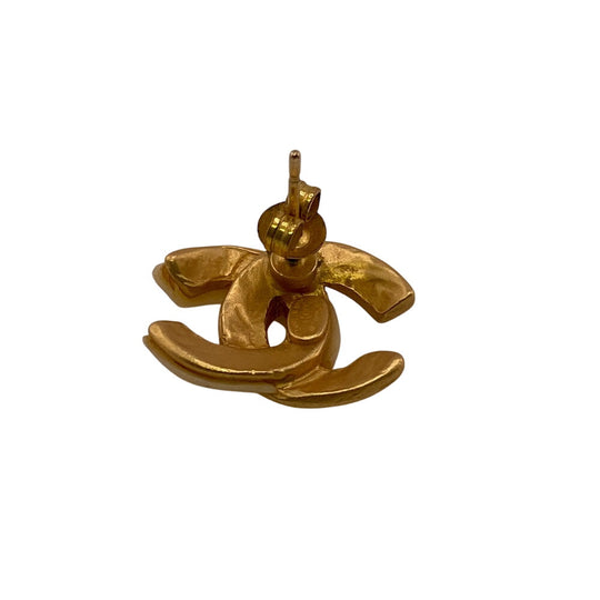 CHANEL Pierce Gold Plated gold 00T COCO Mark Women Used Authentic