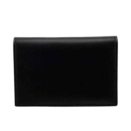 HERMES Card Case leather black MC2 Euclid mens Used Authentic