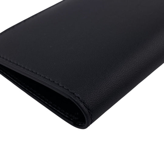 HERMES Card Case leather black MC2 Euclid mens Used Authentic