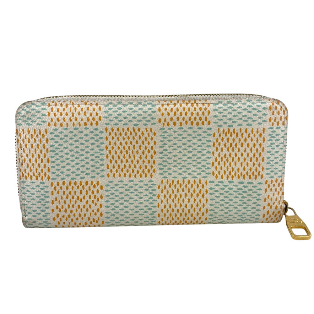 LOUIS VUITTON Long Wallet Purse N40675 Damier Heritage white Damier Heritage Zippy Wallet Vertical mens(Unisex) Used Authentic