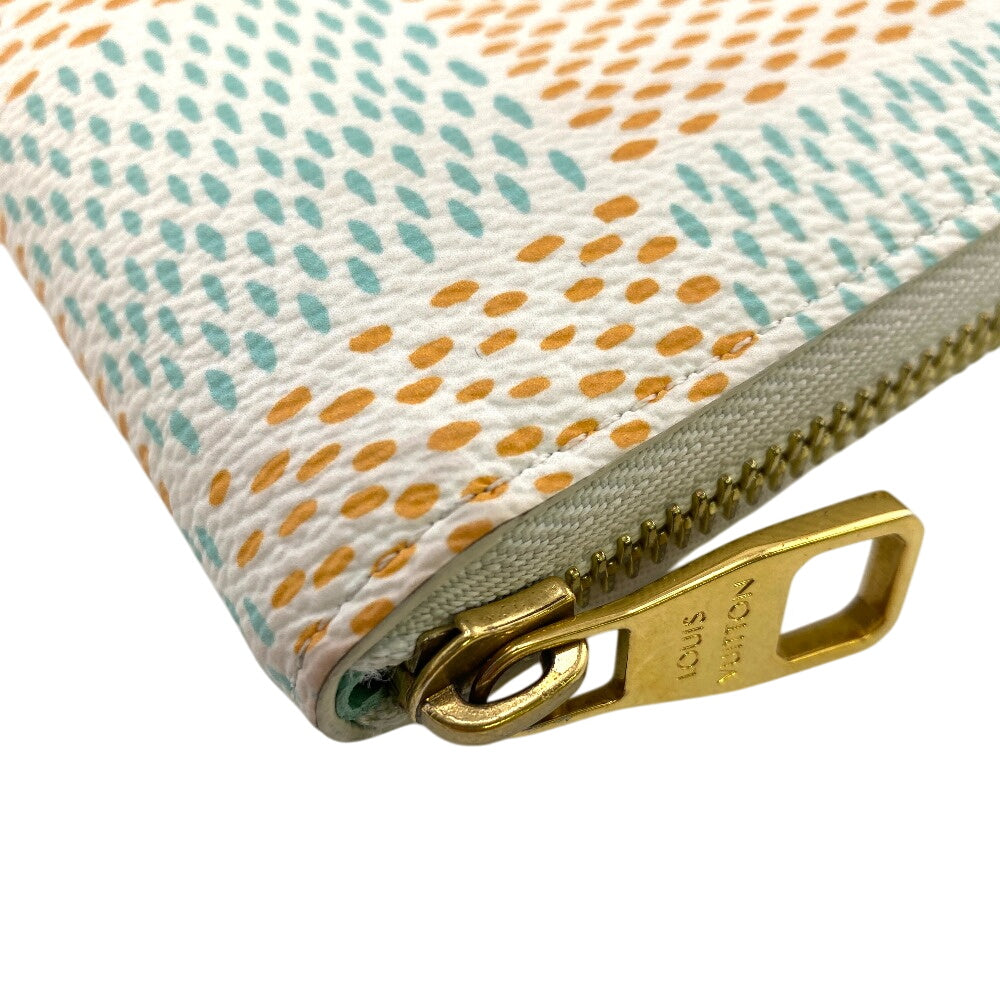 LOUIS VUITTON Long Wallet Purse N40675 Damier Heritage white Damier Heritage Zippy Wallet Vertical mens(Unisex) Used Authentic