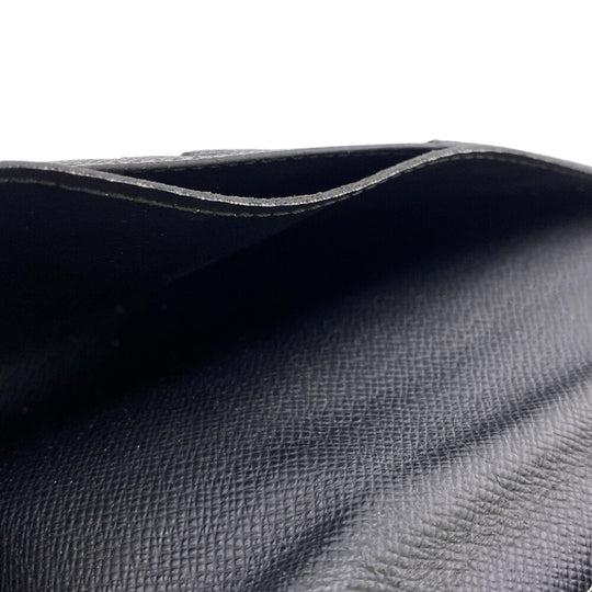 LOUIS VUITTON Bifold Wallet M61697 Monogram Eclipse black Monogram Eclipse Portefeuille Brazza mens Used Authentic
