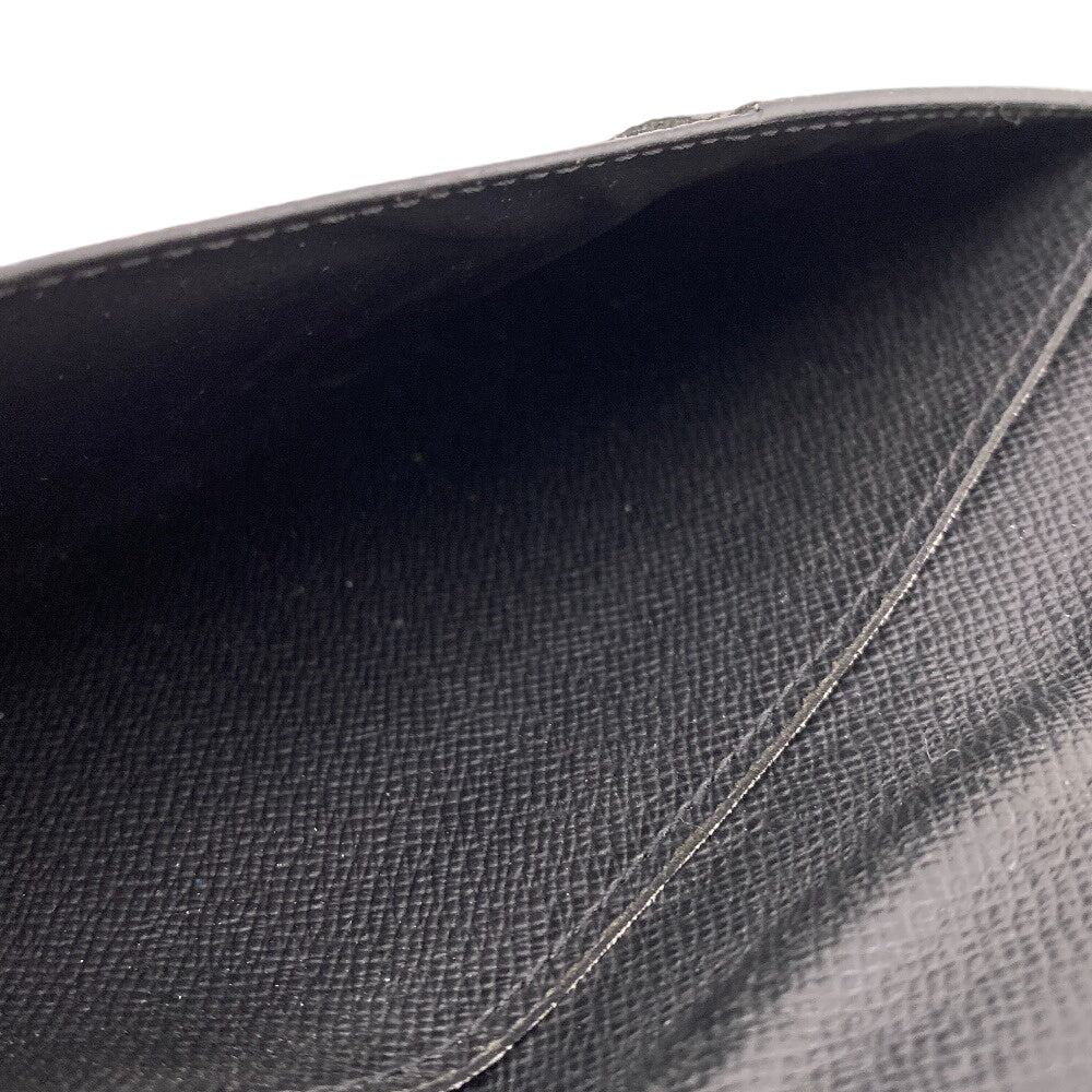 LOUIS VUITTON Bifold Wallet M61697 Monogram Eclipse black Monogram Eclipse Portefeuille Brazza mens Used Authentic
