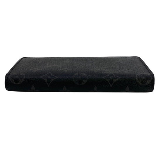 LOUIS VUITTON Bifold Wallet M61697 Monogram Eclipse black Monogram Eclipse Portefeuille Brazza mens Used Authentic