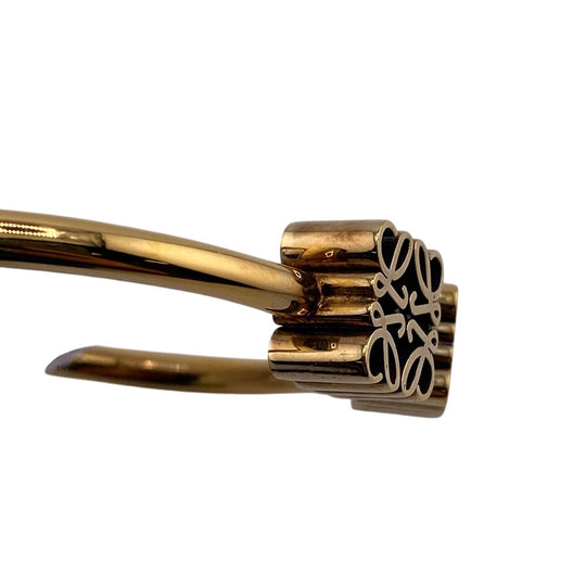 LOEWE Bangle gold gold 925 anagram Women Used Authentic