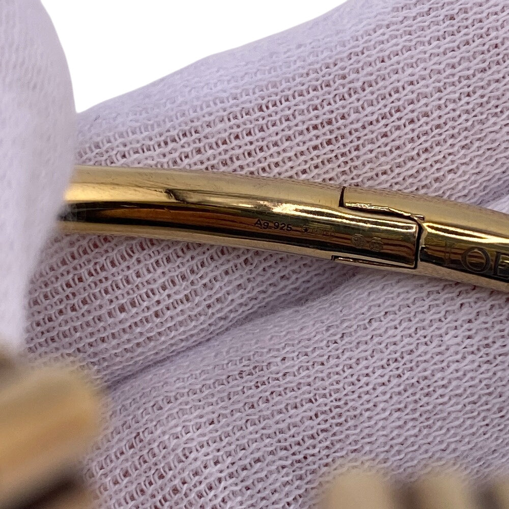 LOEWE Bangle gold gold 925 anagram Women Used Authentic
