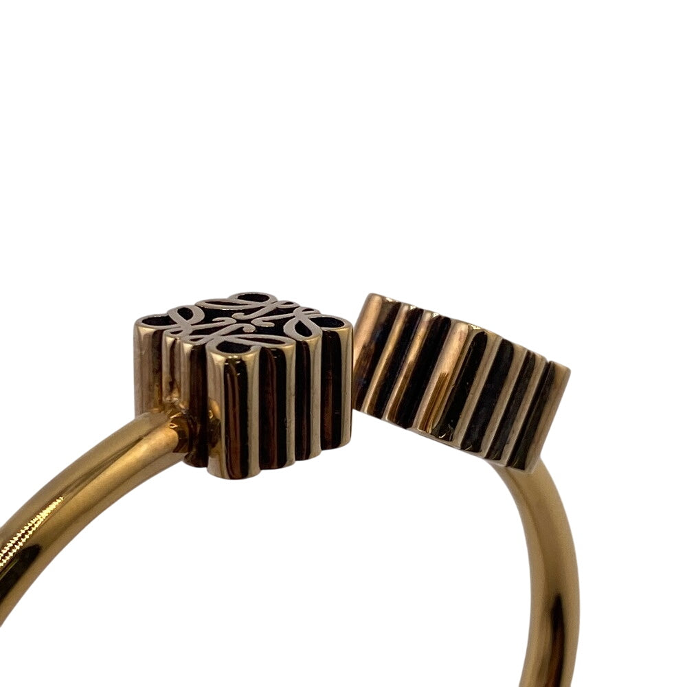 LOEWE Bangle gold gold 925 anagram Women Used Authentic