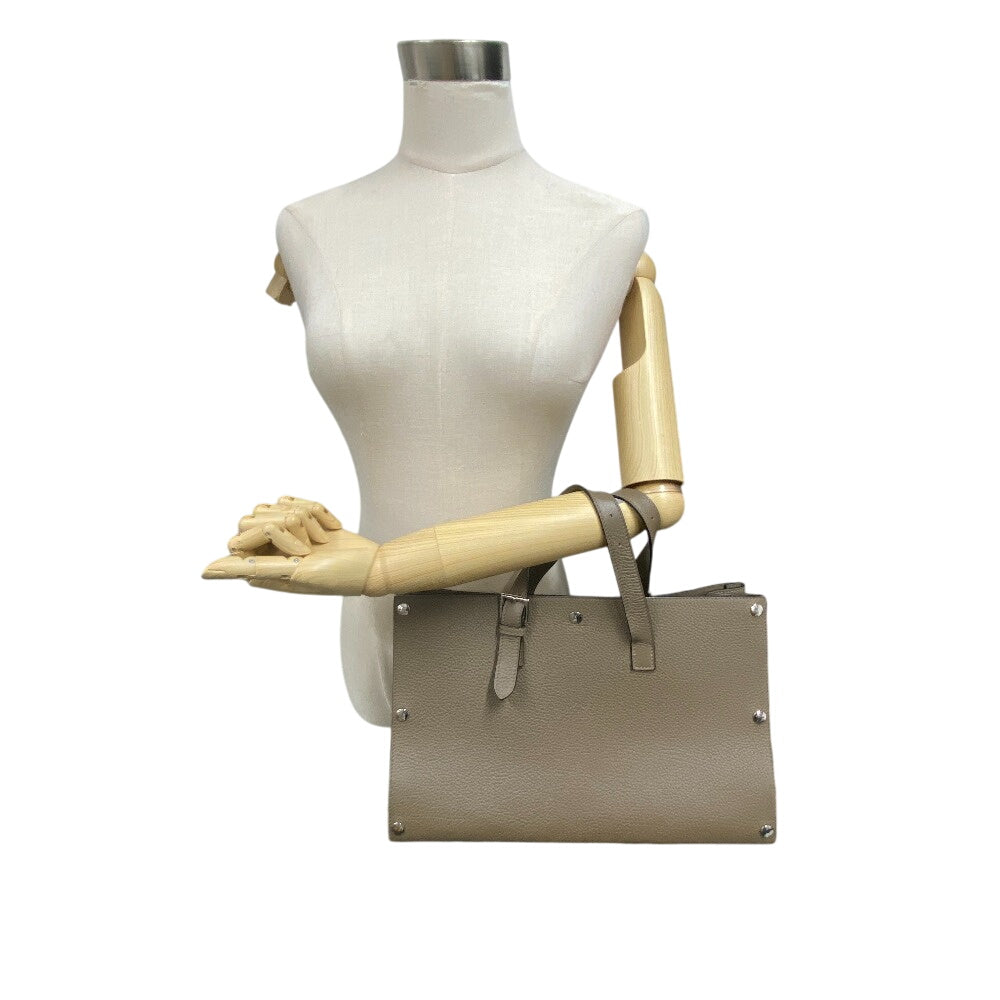 HERMES Handbag Taurillon Clemence, Leather Etope Taurillon Clemence sack velo Women Used Authentic