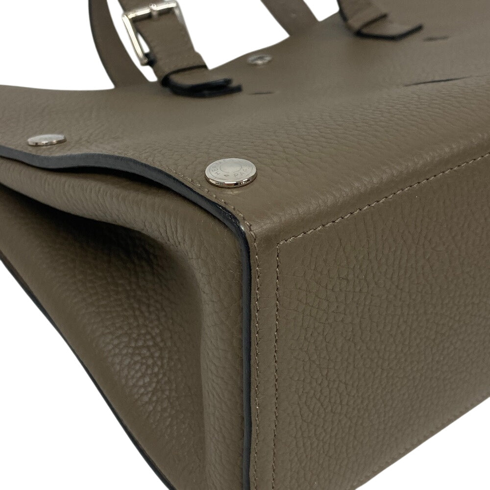 HERMES Handbag Taurillon Clemence, Leather Etope Taurillon Clemence sack velo Women Used Authentic