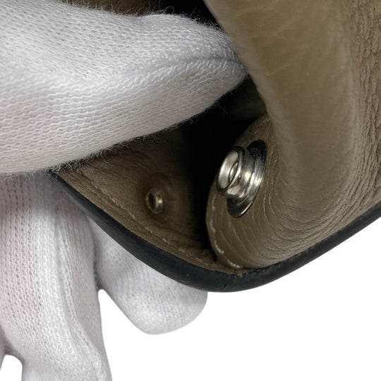 HERMES Handbag Taurillon Clemence, Leather Etope Taurillon Clemence sack velo Women Used Authentic