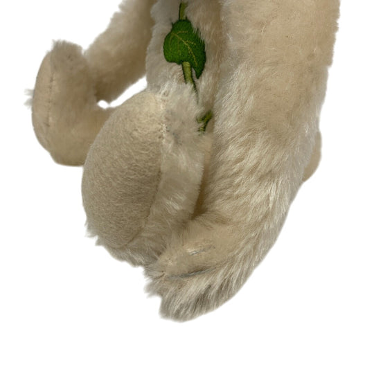 Steiff Plush Doll mohair Ivory Teddy Bear 2011 677144 Blue Rose Asia Limited 1500 units No.00093 Women Used Authentic