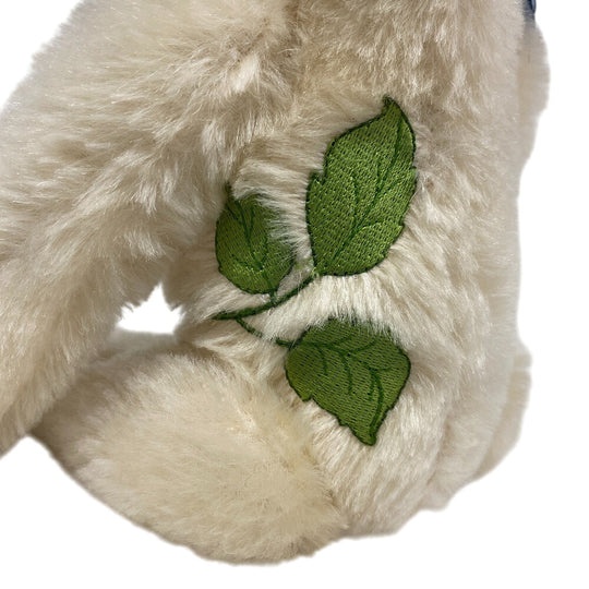 Steiff Plush Doll mohair Ivory Teddy Bear 2011 677144 Blue Rose Asia Limited 1500 units No.00093 Women Used Authentic