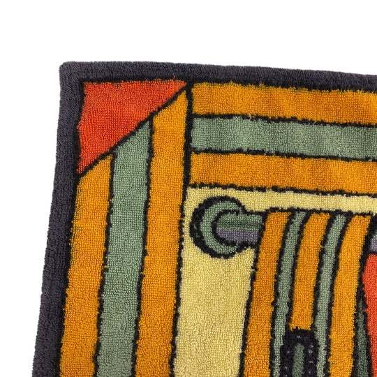 HERMES towel cotton Orange Women(Unisex) Used Authentic
