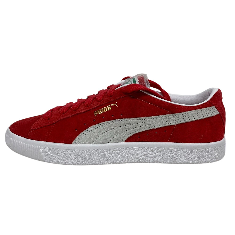PUMA sneakers 374921 suede Red Suede VGT mens 40.5 Used Authentic