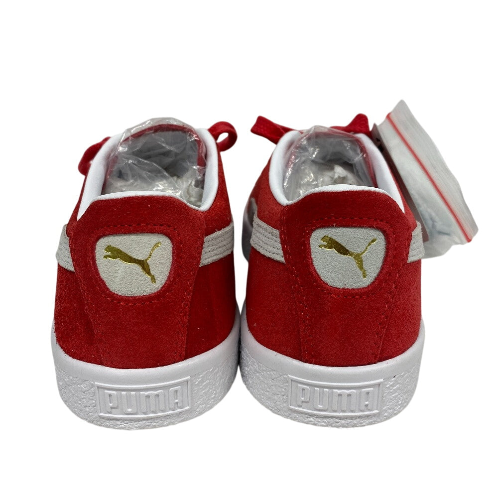 PUMA sneakers 374921 suede Red Suede VGT mens 40.5 Used Authentic