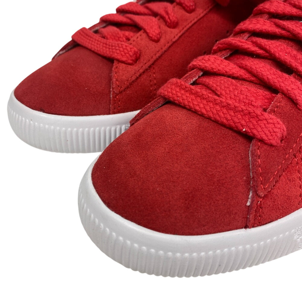 PUMA sneakers 374921 suede Red Suede VGT mens 40.5 Used Authentic