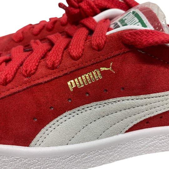 PUMA sneakers 374921 suede Red Suede VGT mens 40.5 Used Authentic