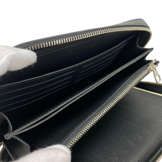LOUIS VUITTON Long Wallet Purse M64000 leather black Epi Dandy Wallet mens Used Authentic