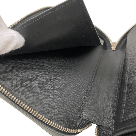 LOUIS VUITTON Long Wallet Purse M64000 leather black Epi Dandy Wallet mens Used Authentic
