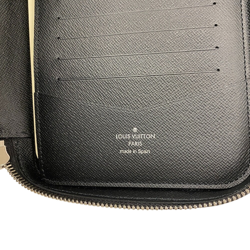 LOUIS VUITTON Long Wallet Purse M64000 leather black Epi Dandy Wallet mens Used Authentic