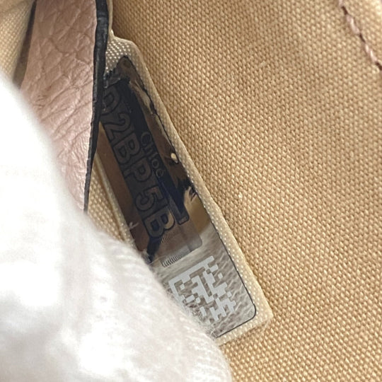 Chloe Coin case leather pink Alphabet TS Women Used Authentic