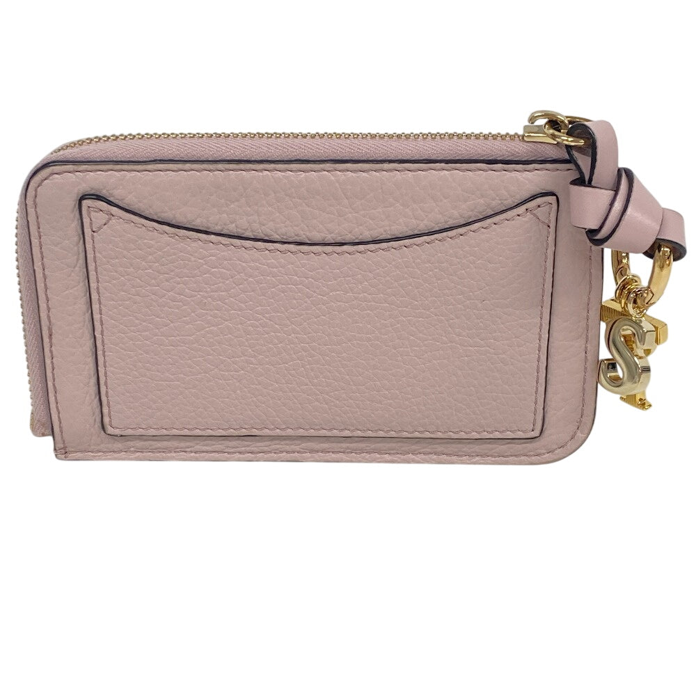 Chloe Coin case leather pink Alphabet TS Women Used Authentic