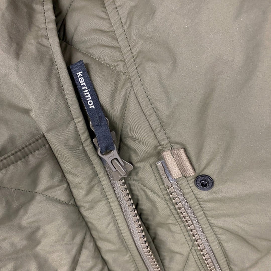 Karrimor Down jacket 101111 Nylon khaki maxima down coat unisex(Unisex) S Used Authentic