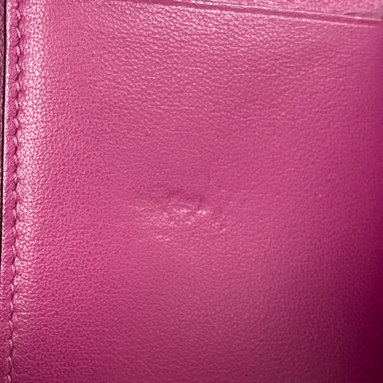 Christian Dior Tri-fold wallet leather black Compact wallet Diorissimo Women Used Authentic