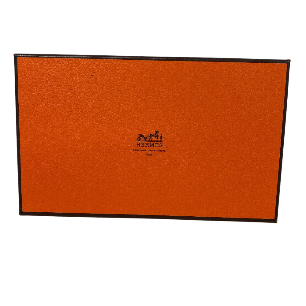 HERMES Bifold Wallet Swift, Epi Leather yellow Long wallet Box scarf Bean Women Used Authentic