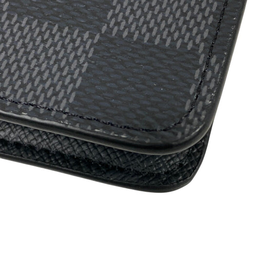 LOUIS VUITTON Notebook cover R20242 Damier Grafitte black Damier Grafitte Agenda MM mens Used Authentic