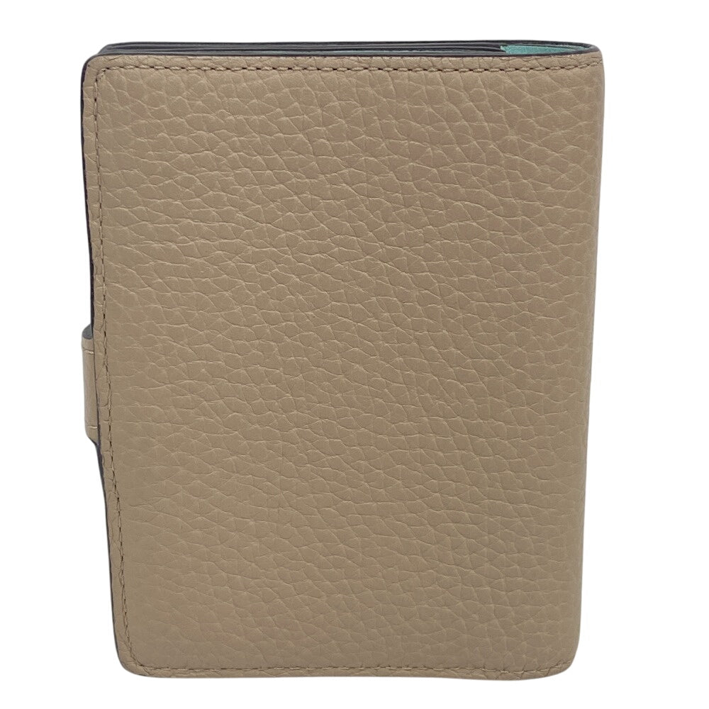LOUIS VUITTON Bifold Wallet M82198 leather Galle Capusine V Vertical Wallet Capucines Women Used Authentic