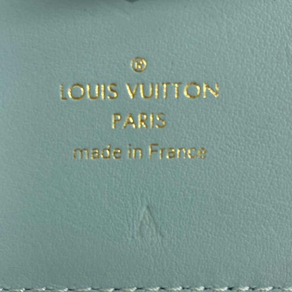 LOUIS VUITTON Bifold Wallet M82198 leather Galle Capusine V Vertical Wallet Capucines Women Used Authentic