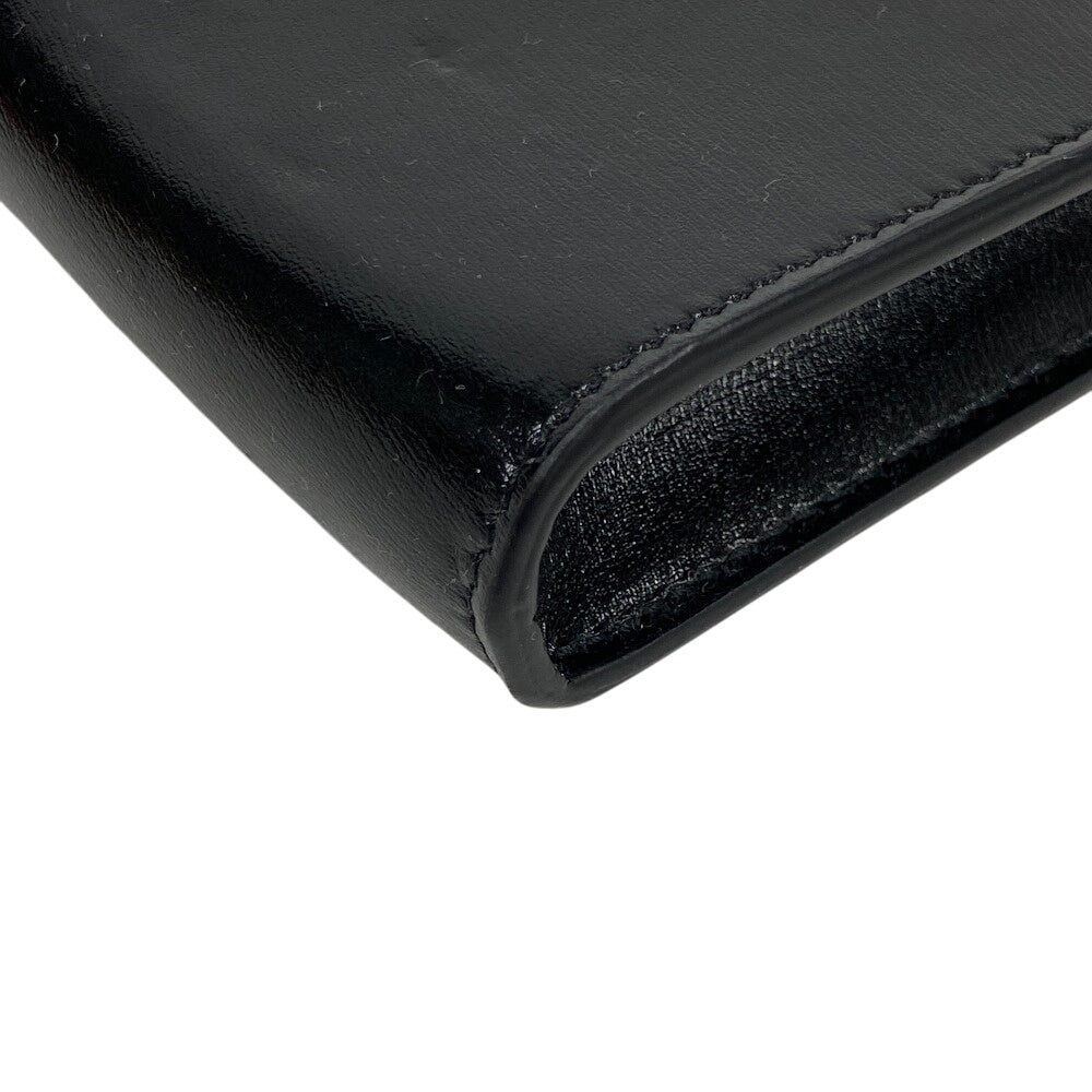 JIL SANDER Mobile case J07VL0002 leather black Phone case TANGLE Women Used Authentic