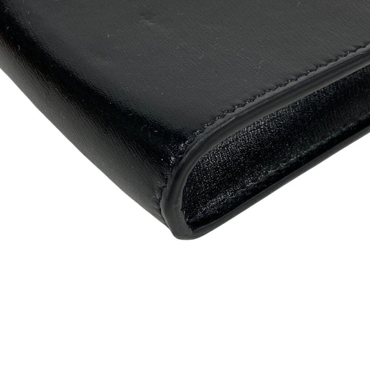 JIL SANDER Mobile case J07VL0002 leather black Phone case TANGLE Women Used Authentic