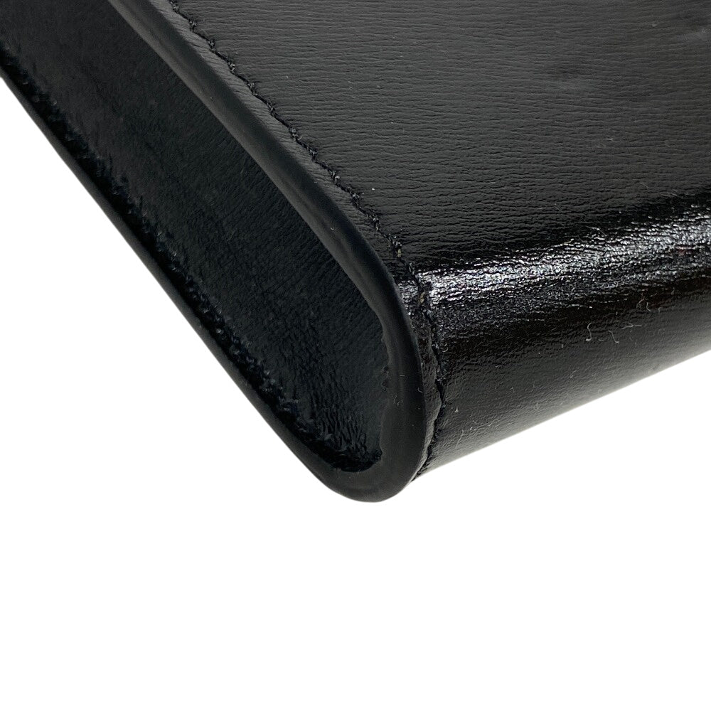 JIL SANDER Mobile case J07VL0002 leather black Phone case TANGLE Women Used Authentic