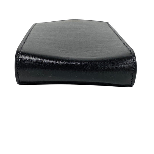 JIL SANDER Mobile case J07VL0002 leather black Phone case TANGLE Women Used Authentic
