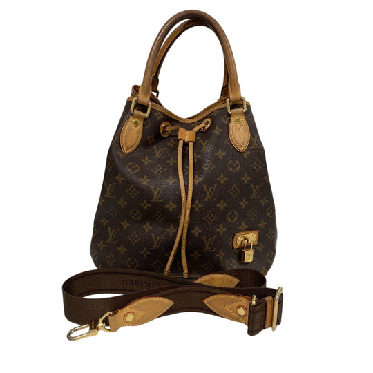 LOUIS VUITTON Shoulder Bag M40372 leather Brown 2WAY handbag Monogram Neo Women Used Authentic