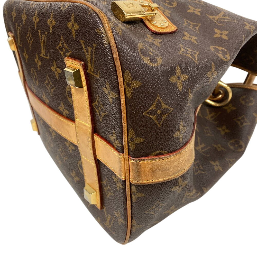 LOUIS VUITTON Shoulder Bag M40372 leather Brown 2WAY handbag Monogram Neo Women Used Authentic