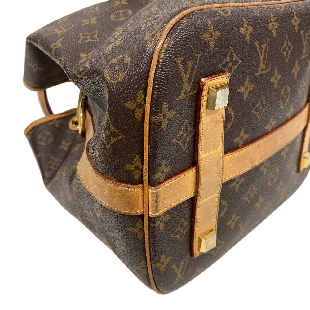LOUIS VUITTON Shoulder Bag M40372 leather Brown 2WAY handbag Monogram Neo Women Used Authentic