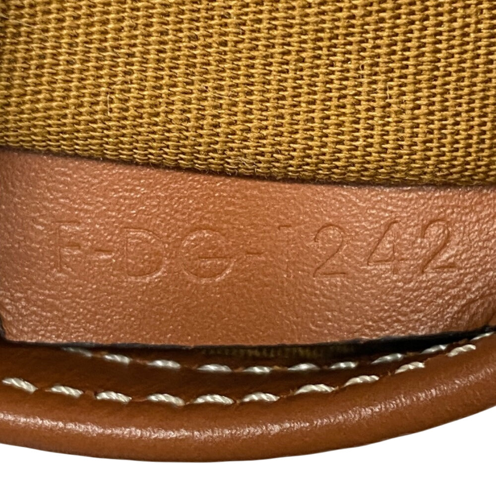CELINE Handbag PVC, Leather Brown 2WAY Shoulder Bag Cuil Triomphe Small Boston Women Used Authentic