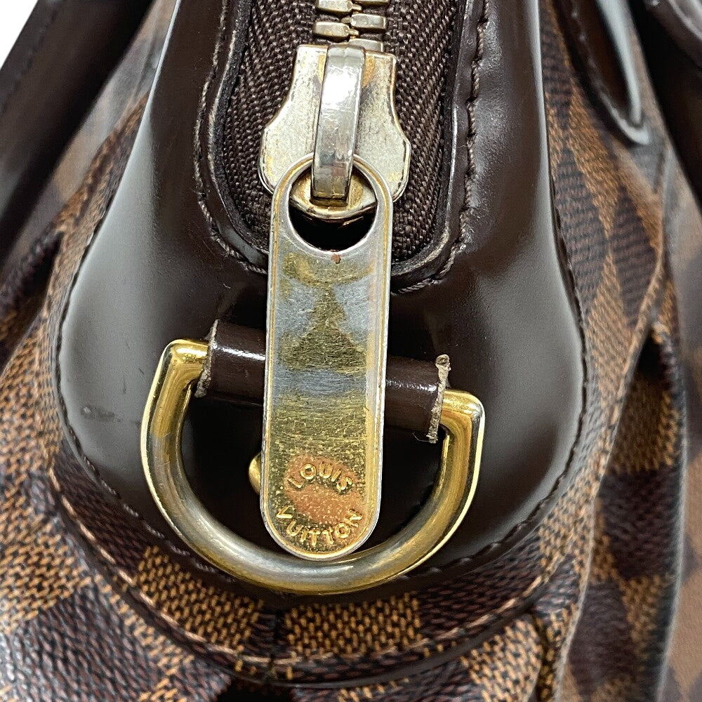 LOUIS VUITTON Handbag N51997 leather Brown Damier Trevi PM Women Used Authentic