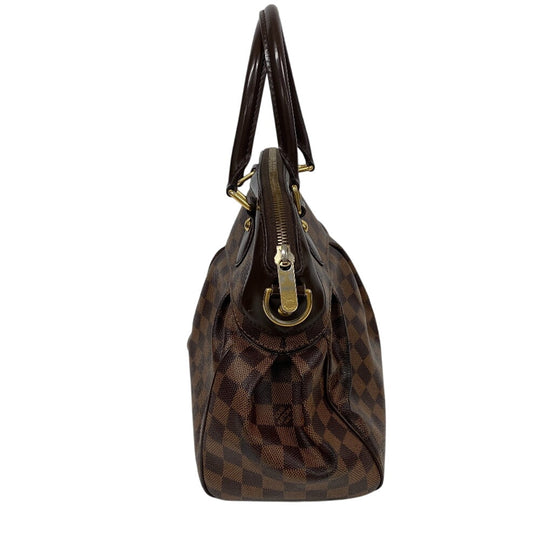 LOUIS VUITTON Handbag N51997 leather Brown Damier Trevi PM Women Used Authentic