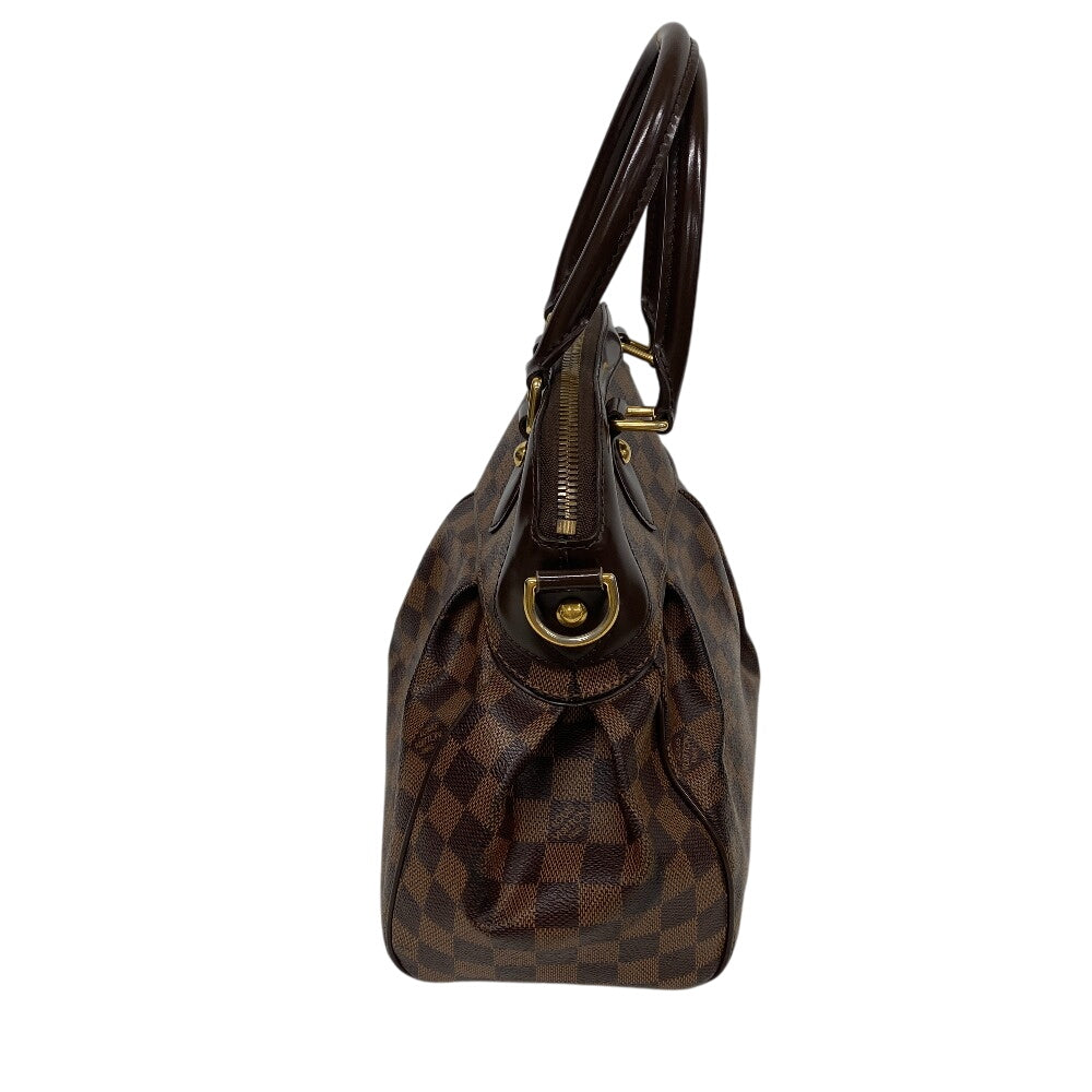 LOUIS VUITTON Handbag N51997 leather Brown Damier Trevi PM Women Used Authentic