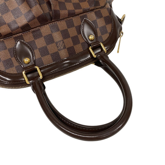 LOUIS VUITTON Handbag N51997 leather Brown Damier Trevi PM Women Used Authentic