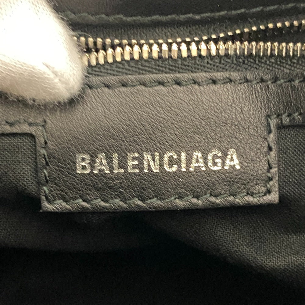 BALENCIAGA Shoulder Bag 702431 denim black le cagoule Women Used Authentic