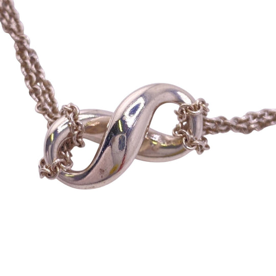 TIFFANY&Co. Necklace Silver925 Silver 925 7.5g Infinity unisex(Unisex) Used Authentic