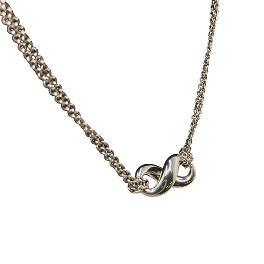 TIFFANY&Co. Necklace Silver925 Silver 925 7.5g Infinity unisex(Unisex) Used Authentic