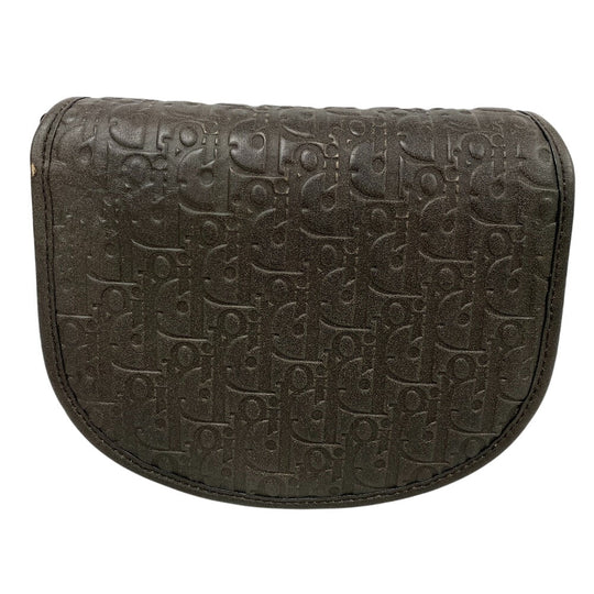 Christian Dior Shoulder Bag leather Brown gallop Women Used Authentic